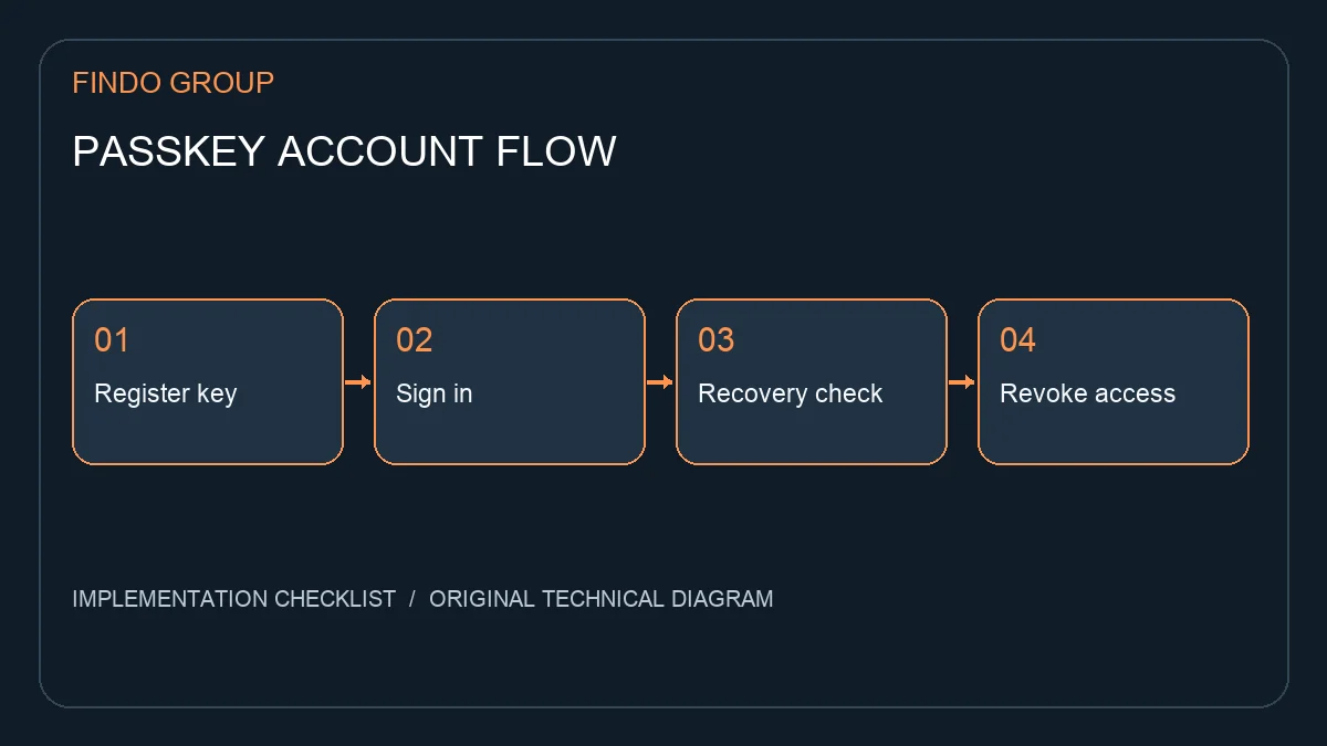 قبل تفعيل Passkeys: اختبر استرداد الحساب وإلغاء الجهاز