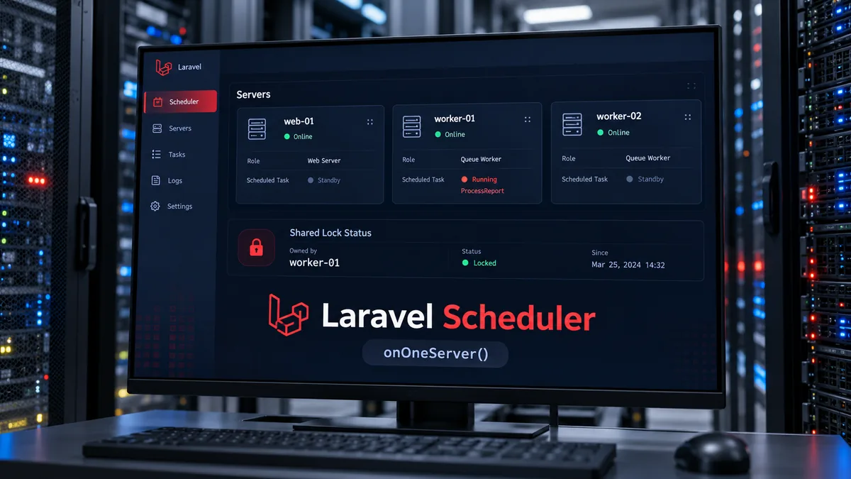 جدولة Laravel على أكثر من سيرفر: متى تحتاج onOneServer؟