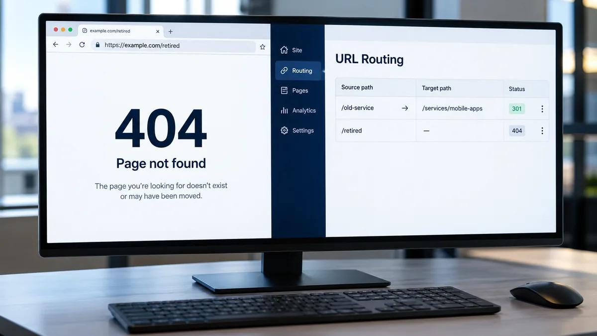صفحة محذوفة في SEO: متى تختار 404 أو تحويلًا مناسبًا؟