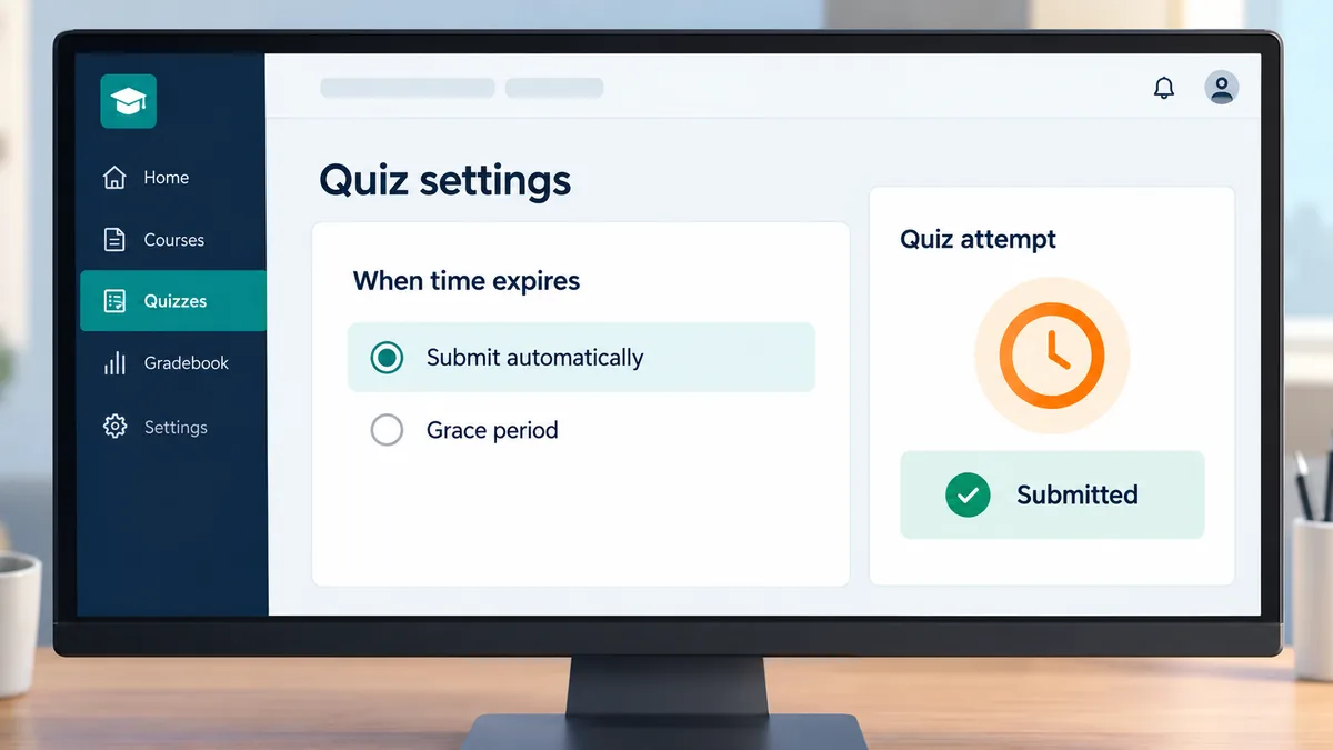 انتهى وقت اختبار Moodle بعد مغادرة الطالب: ماذا يحدث؟