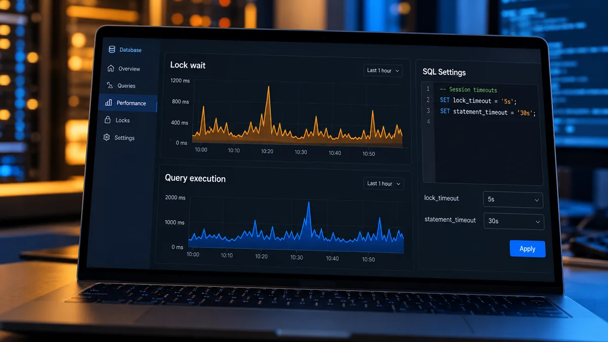 بطء PostgreSQL: افصل انتظار القفل عن زمن تنفيذ الطلب