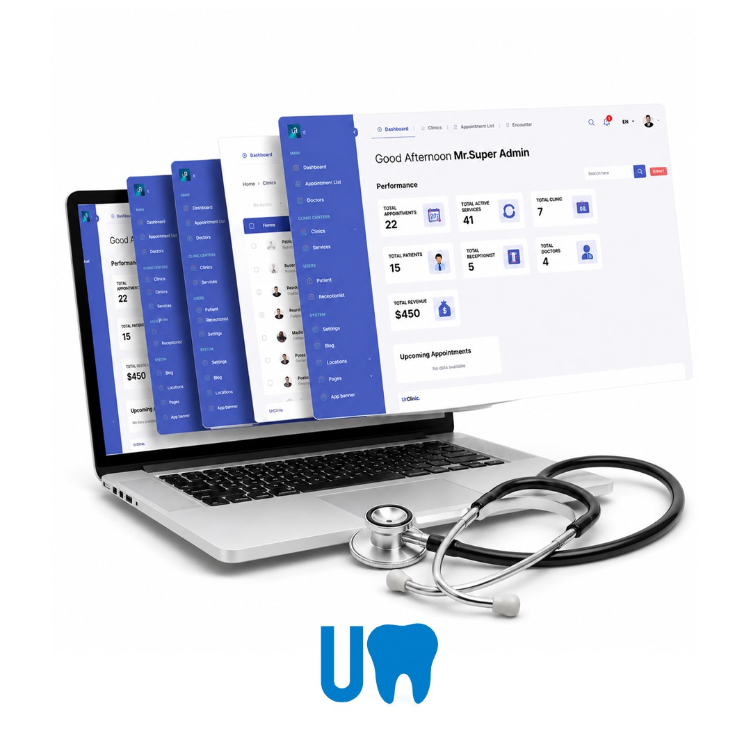 نظام UrClinic لإدارة العيادات